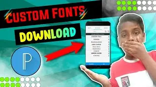 How To Download Custom Fonts For Pixellab🔥| Download Unlimited Stylish Fonts | SudharshanTech |