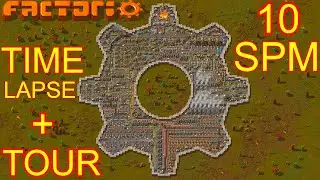 Factorio Timelapse and Tour: GEAR WHEEL BASE (Sandbox Mode)