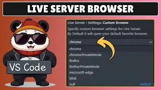 How to Change Live Server Browser in Visual Studio Code