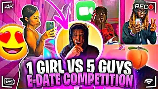 1 GIRL VS 5 GUYS - 