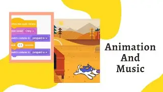 Coding | Learn Scratch Part 3 In English | Simple Way To Animate A Character | Create New Costume |