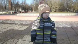 Влог:Наше утро.Про шампуни.Идём из сада.На детской площадке.Кормим голубей.Наш сайт.(10.03.15г)