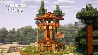 You Can Build This Amazing Treehouse In Your Minecraft World | Easy Survival Tutorial