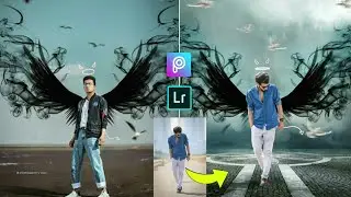 PicsArt Bird Lover Editing Tutorial || Creative Edit || Devil Wings Photo Editing In PicsArt ||