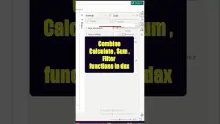 Combine Calculate, Sum, Filter Functions in Power BI DAX 