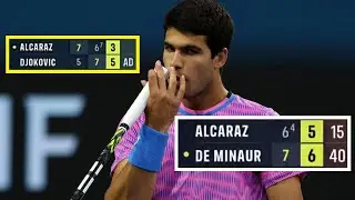 Carlos Alcaraz Mental Strength is Already INSANE at 19!