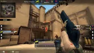 CS:GO POV Demo Na'Vi S1mple (48/29) vs FaZe (de_mirage)