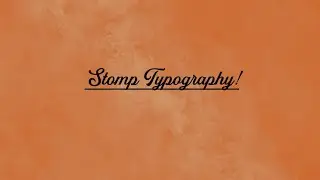Bold Beats: Stomp Typography Unleashed