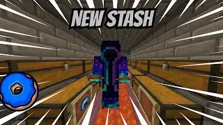 Building a stash on the donut SMP