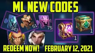 ML REDEEM CODES FEBRUARY 12, 2021(REDEEM NOW) MOBILE LEGENDS