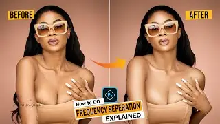 How to Create SHINE and SMOOTH Skin Using FREQUENCY SEPARATION: Skin Retouching in Photoshop