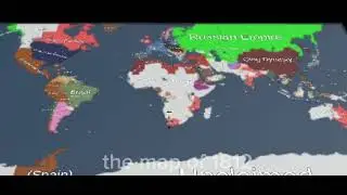 The map of 1812 #worldmap #roblox