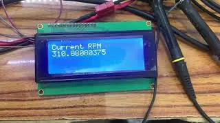 RPM measurement using timer in encoder mode