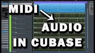 How To Convert Midi To Audio In Cubase [Rishi Awasthi]