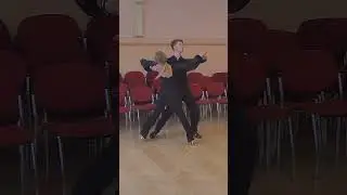 Shorts 2025 Tango Gold Level Choreography | Natural Promenade Turn to Rock Turn, Open Telemark