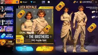 OFICIAL¡ NUEVA LUCK ROYALE DE ORO EN FREE FIRE CON 2 SKIN ÉPICA - NEXT SKIN ROYALE GOLD FF