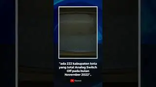 TV Analog Dimatikan (Termasuk JABODETABEK)