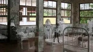 ПРИЗРАКА СНЯЛИ НА КАМЕРУ В Заброшенном Санатории (Привидение и Полтергейст)