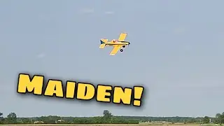 Maiden Flight Of My New E-flite UMX Air Tractor BNF!