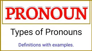 PRONOUN📚 || Types of Pronoun📃 || Pronoun and its types 📃 || Pronoun definition || #pronoun