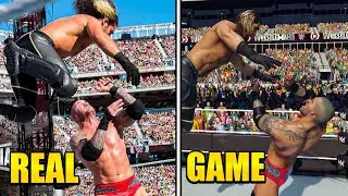 WWE Real vs WWE 2K24 Finishers Comparison