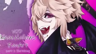 【VOD】Working On KhazHallows Fanart Part 1 | ft. HootsiferYuki and Shyane_Corvidae | Art Stream