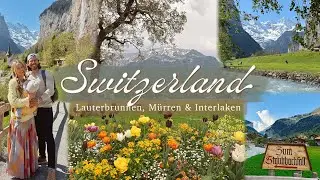 SWITZERLAND VLOG | exploring Lauterbrunnen Valley, Mürren, & Interlaken!