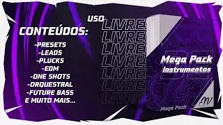PACKS DE SAMPLES/DRUM KITS/PRESETS & INSTRUMENTOS (SYNTHWAVE, FUTURE BASS, EDM, HOUSE E MAIS...)