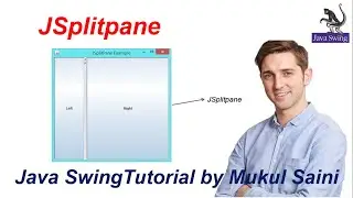 #40 Java Swing Tutorial | JSplitpane in Java