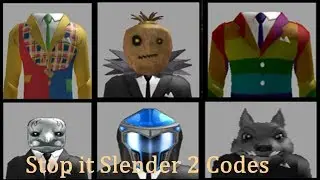 Stop It Slender 2 Codes! || ROBLOX