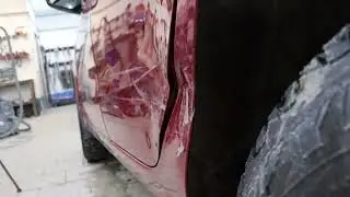Kia Rio door and fender repair
