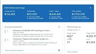 £170 ADSENSE  PAYMENT PROOF#googleadsense