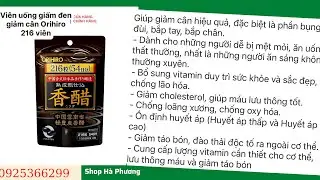 VIÊN UỐNG GIẤM ĐEN GIẢM CÂN ORIHIRO NHẬT BẢN 216 viên