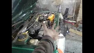 Replacing the front beam of a VAZ 08... the easy way..............