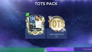 I got 104 UTOTS RONALDO in FIFA Mobile 21 !!!