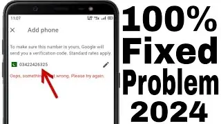 something went wrong. try again later or use a different number gmail | gmail 2 step verification