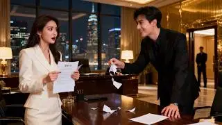 Dia kasih surat cerai, suaminya robek di depan matanya：seumur hidup kamu milik aku! #minidrama