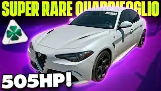 Rare 500hp 2017 Alfa Romeo Giulia Quadrifoglio at Copart!