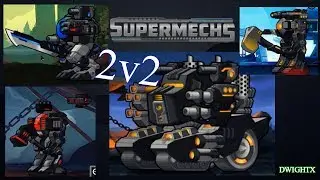 Supermechs⛅ All 2v2 Bosses Campaign 🤖 [ Insane ]