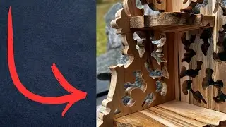 How to make a fancy corner shelf