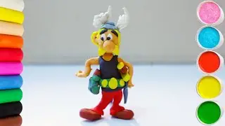 how to make cartoon character from clay playdoh