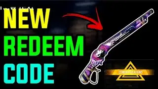 Free Fire New M1887 Gun Skin Redeem Code || Free fire new redeem code || New redeem code Free fire |