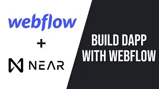 Blockchain dApp with Webflow. Connecting NEAR blockchain to Webflow front-end