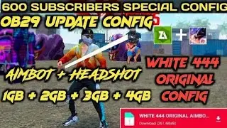 Fire No Drag Auto Headshot Config File🎯| After Ob31 Update Free fire Headshot🎯 Config file