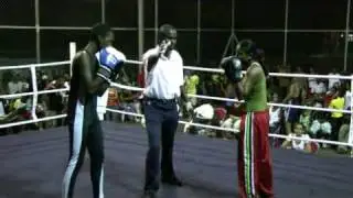 Ranini Cundasawmy vs fabrice sebastien (MIX FIGHT) Male vs Female - 19 feb 2011