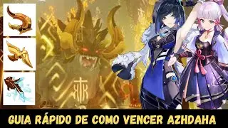 COMO VENCER O BOSS SEMANAL AZHDAHA (GUIA RÁPIDO) - [GENSHIN IMPACT]