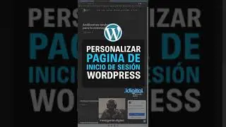 Personalizar pagina de login y registro en wordpress 2024