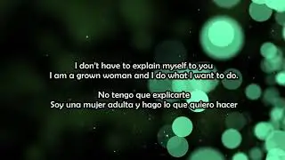 Oh My God - Adele  Lyrics (Ingles, Español)