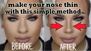 how to make nose smaller and pointed.Apply this and see the result in days