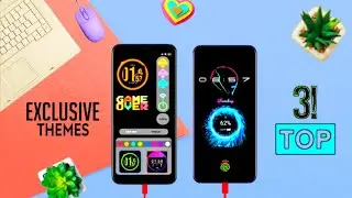 Top 3 MIUI 13/14 Exclusive Visually Cool Themes | New THEMES | A1 MIUI Theme 🔥